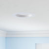 12 Pack 5/6 Inch 5CCT LED Recessed Downlight, Can Lights with Baffle Trim, Wet Rated, E26 Base, 10.5W=85W, CRI 90, Dimmable, Simple Retrofit Installation, Energy Star & ETL Listed